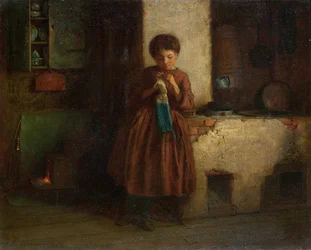 Knitting for the Soldiers, 1861